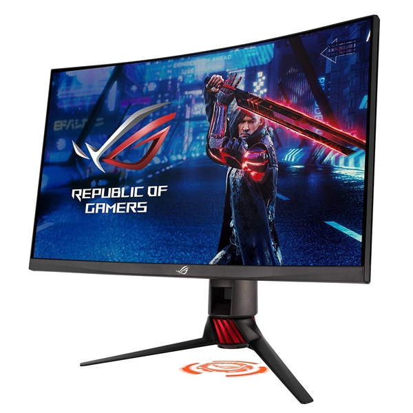 მონიტორი Asus XG27WQ Rog Strix. 27", Curved Monitor, WQHD, LED, VA, HDMI, USB, DP, Black