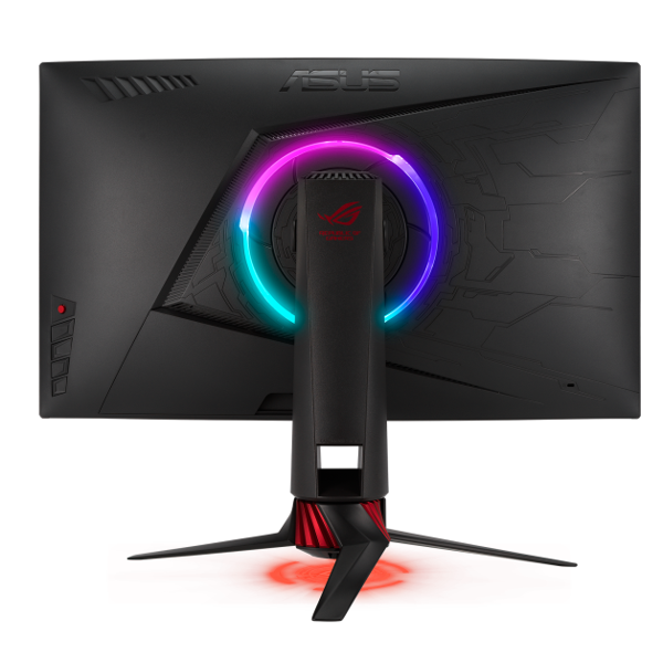 მონიტორი Asus XG27WQ Rog Strix. 27", Curved Monitor, WQHD, LED, VA, HDMI, USB, DP, Black
