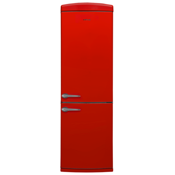 მაცივარი Vestfrost 379RRETRO, 291L, No Frost, Refrigerator, Red