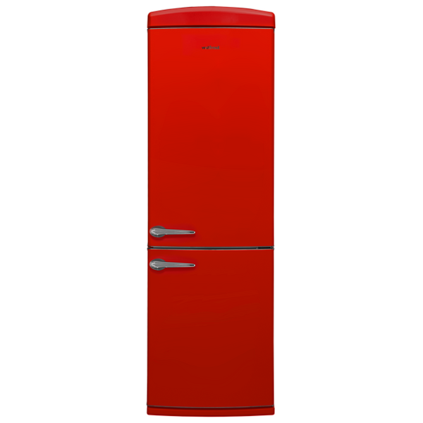 მაცივარი Vestfrost 379RRETRO, 291L, No Frost, Refrigerator, Red