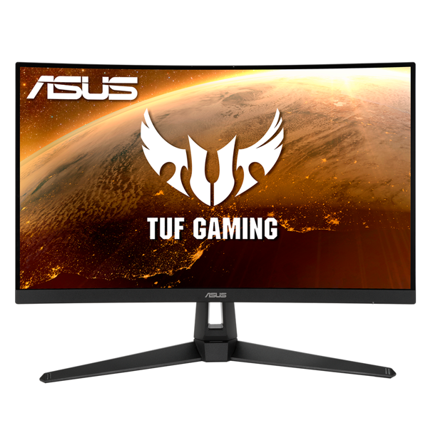 მონიტორი Asus TUF VG27WQ1B, 27", Curved Monitor, WQHD, LED, VA, HDMI, DP, Black