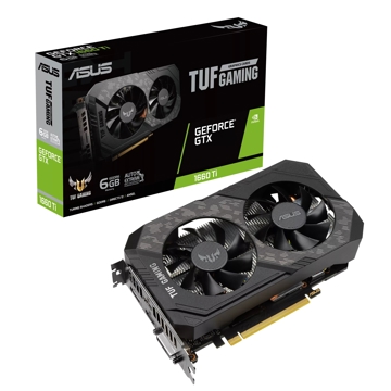 ვიდეო დაფა Asus 90YV0CT8-M0NA00 Gaming GeForce GTX1660 Ti EVO, 6GB, 192bit, HDMI, DP, DVI-D, Black