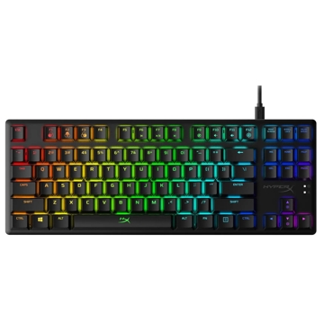 კლავიატურა HyperX 4P5P0AX#ACB Alloy Origins, Wired, RGB, USB, Gaming Keyboard, Black