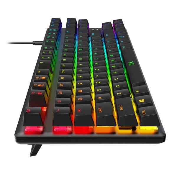 კლავიატურა HyperX 4P5P0AX#ACB Alloy Origins, Wired, RGB, USB, Gaming Keyboard, Black