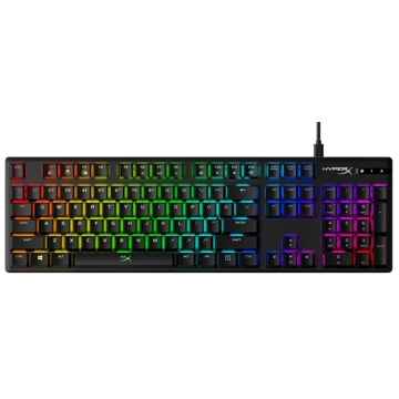 კლავიატურა HyperX 4P4F6AX#ACB Alloy Origins, Wired, RGB, USB, Gaming Keyboard, Black