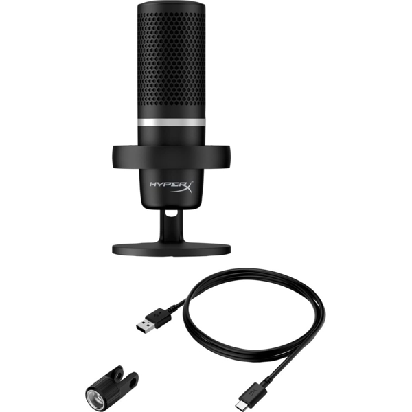 მიკროფონი HyperX 4P5E2AA DuoCast, Microphone, USB, Black