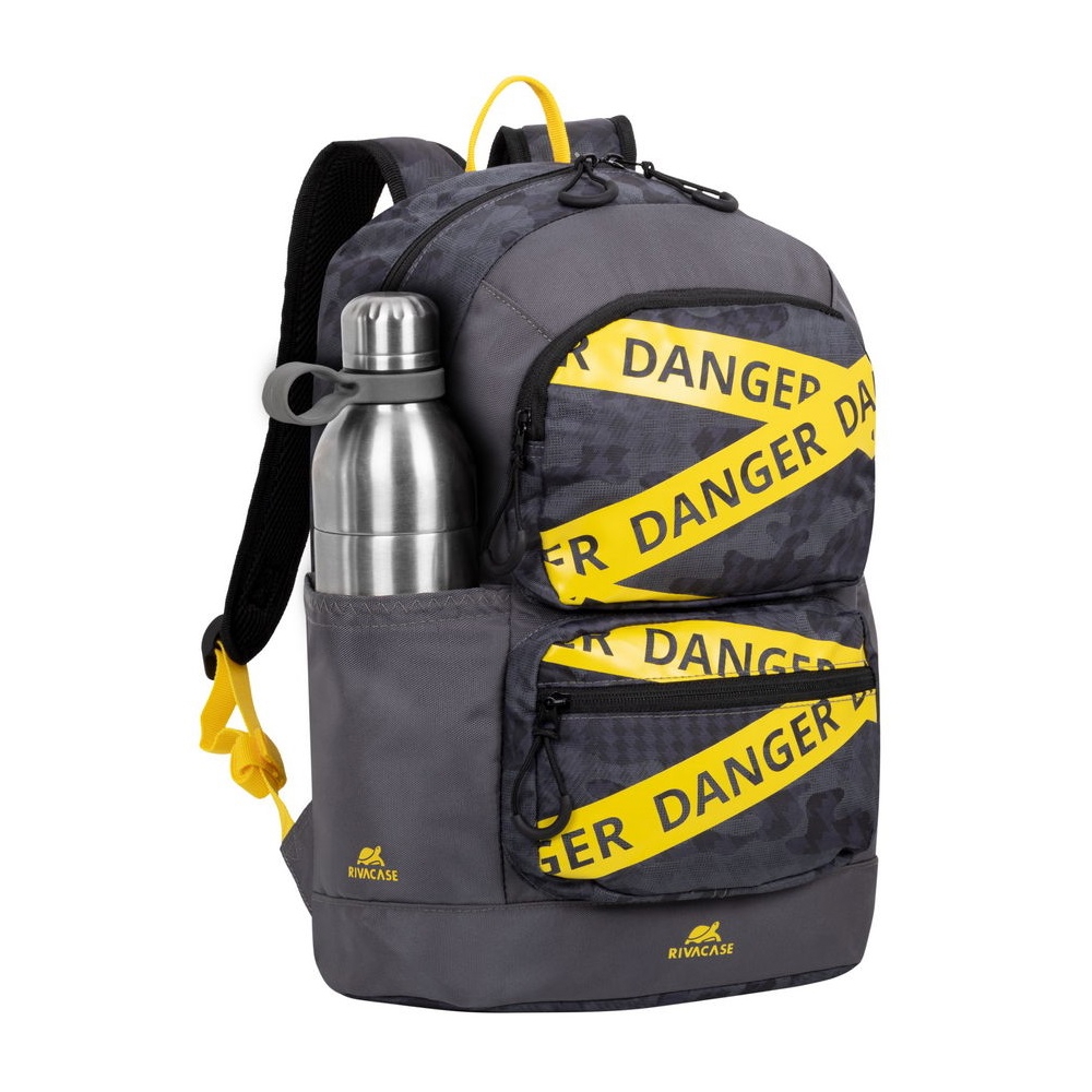 Rivacase 5421, 14L, Backpack, Grey