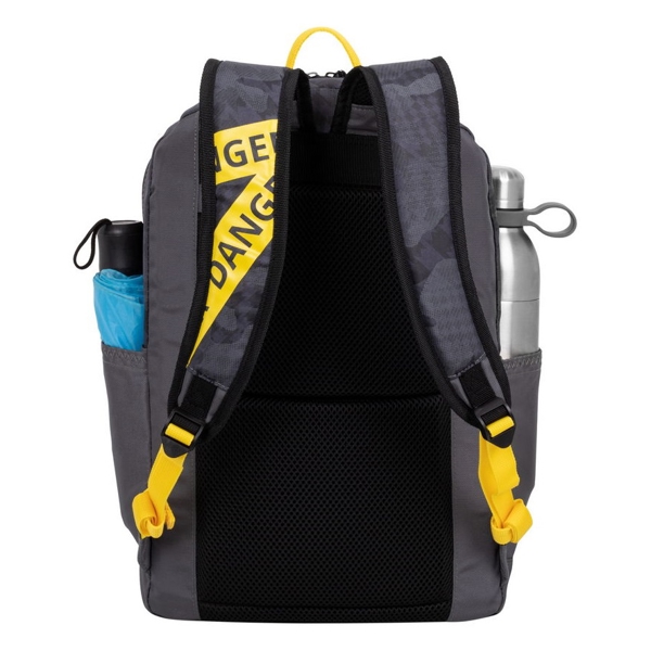 ნოუთბუქის ჩანთა Rivacase 5421, 14L, Backpack, Grey