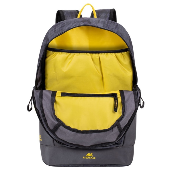 ნოუთბუქის ჩანთა Rivacase 5421, 14L, Backpack, Grey