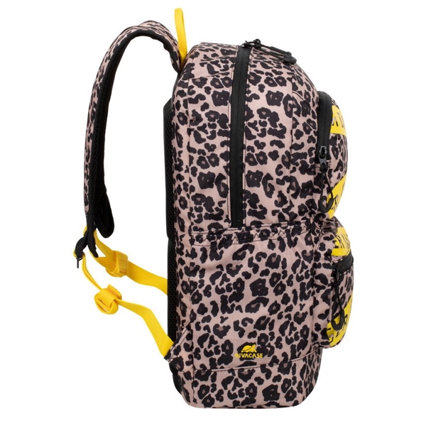 ნოუთბუქის ჩანთა Rivacase 5421, 14L, Backpack, Leopard