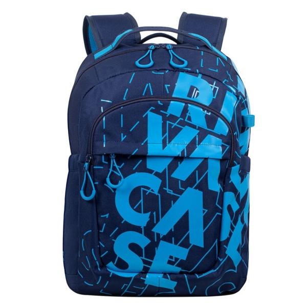 ნოუთბუქის ჩანთა Rivacase 5430, 30L, Backpack, Blue/Light Blue