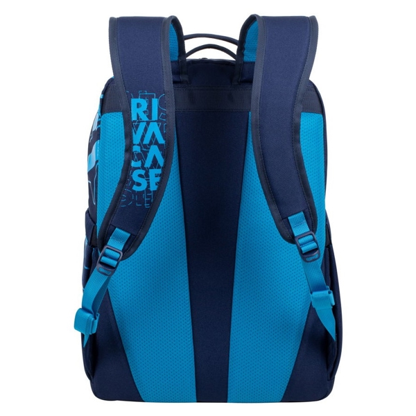 ნოუთბუქის ჩანთა Rivacase 5430, 30L, Backpack, Blue/Light Blue