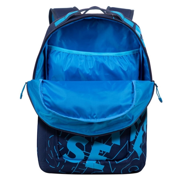 ნოუთბუქის ჩანთა Rivacase 5430, 30L, Backpack, Blue/Light Blue