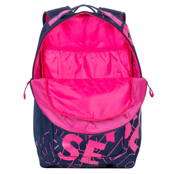 ნოუთბუქის ჩანთა Rivacase 5430, 30L, Backpack, Blue/Pink