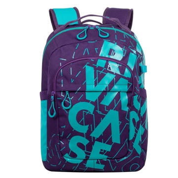 ნოუთბუქის ჩანთა Rivacase 5430, 30L, backpack, Violet/Aqua