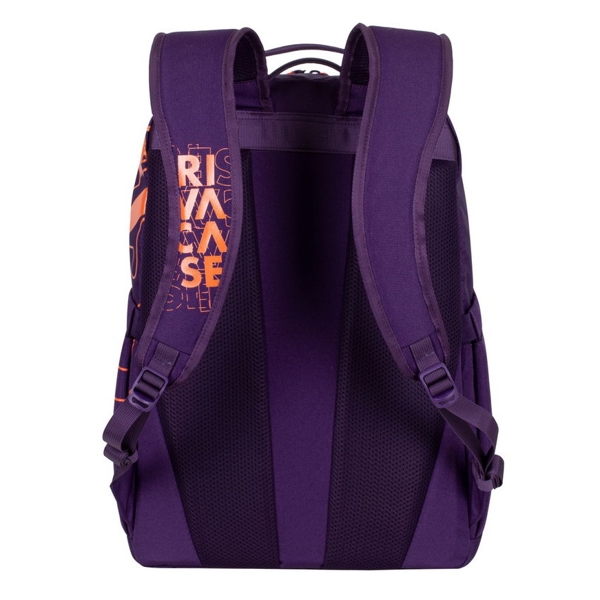 ნოუთბუქის ჩანთა Rivacase 5430, 30L, Backpack, Violet/Orange