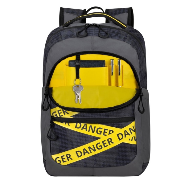 ნოუთბუქის ჩანთა Rivacase 5431, 20L, Backpack, Grey
