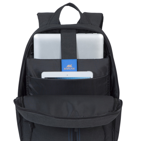 ნოუთბუქის ჩანთა Rivacase 7560, 15,6", Backpack, Black