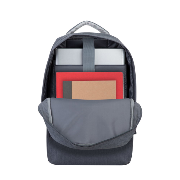 ნოუთბუქის ჩანთა Rivacase 7562, 15,6", Laptop Bag, Dark Grey