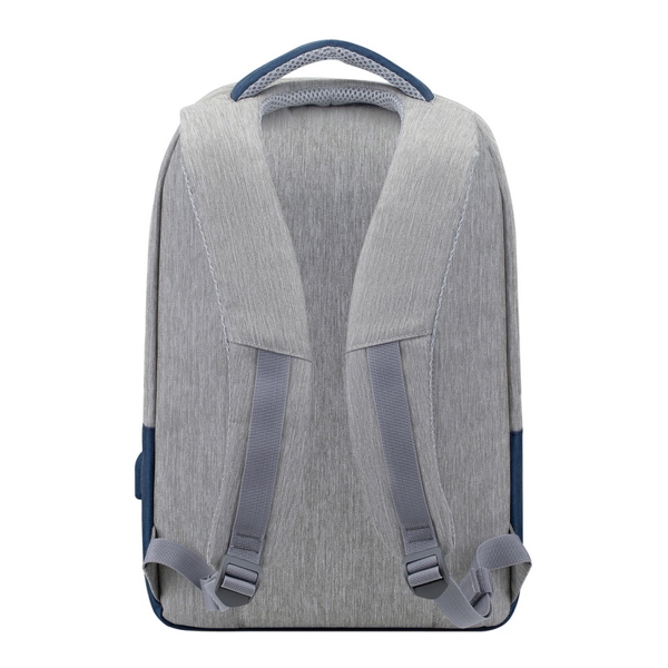 ნოუთბუქის ჩანთა Rivacase 7562, 15,6", Laptop Bag, Grey/Dark