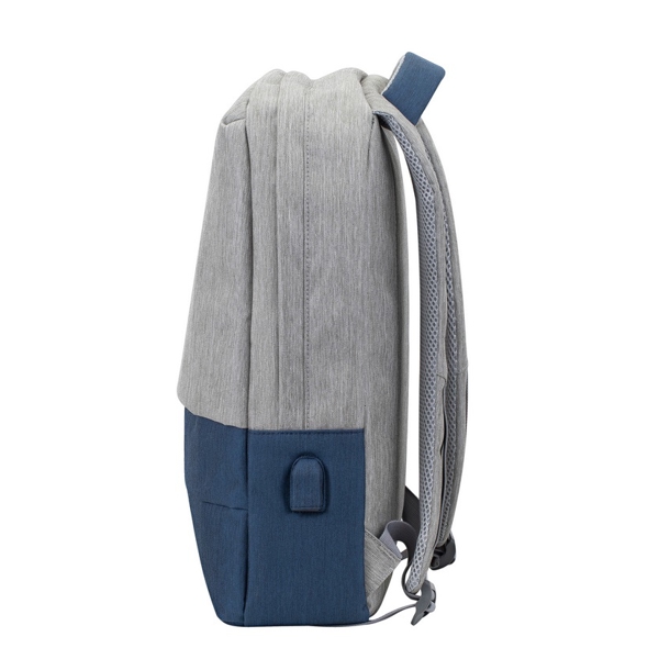 ნოუთბუქის ჩანთა Rivacase 7562, 15,6", Laptop Bag, Grey/Dark