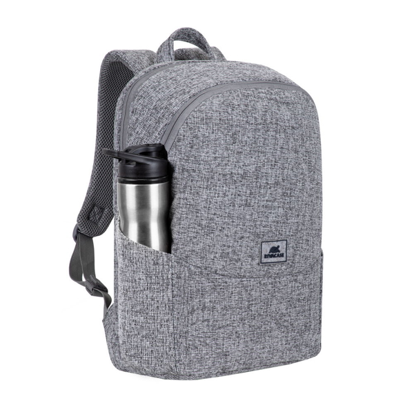 ნოუთბუქის ჩანთა Rivacase 7962, 15,6", Backpack, Light Grey