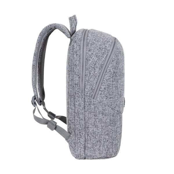 ნოუთბუქის ჩანთა Rivacase 7962, 15,6", Backpack, Light Grey