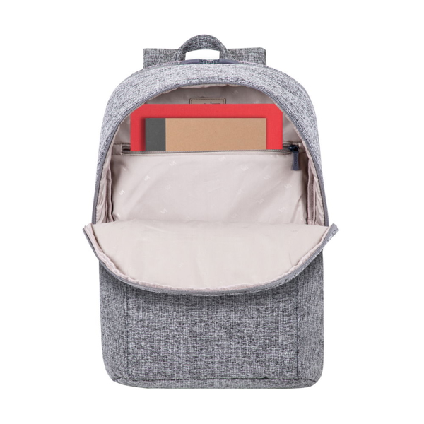 ნოუთბუქის ჩანთა Rivacase 7962, 15,6", Backpack, Light Grey