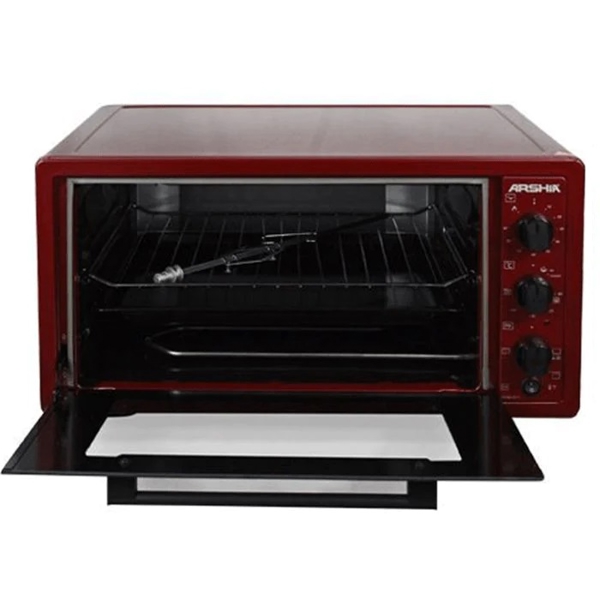 ელექტრო ღუმელი Arshia TO786-6117/M4510 R, 1400W, 50L, Electric Oven, Red