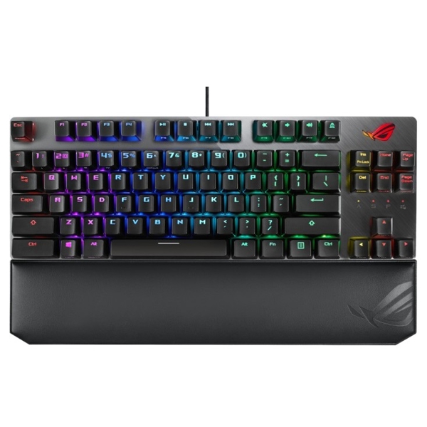 Asus 90MP00N6-BKUA00, Wired, RGB, USB, Gaming Keyboard, Black