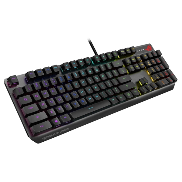 Asus 90MP0240-BKUA00, Wired, RGB, USB, Gaming Keyboard, Black