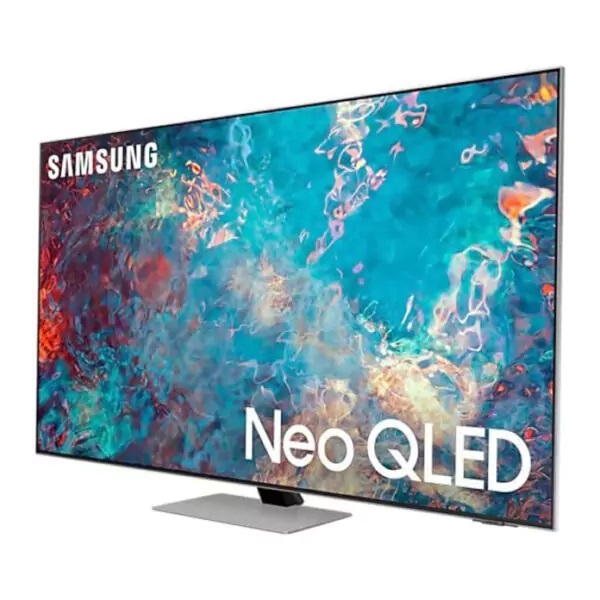 ტელევიზორი Samsung QE55QN85BAUXUA, 55", 4K QLED, Smart TV, HDMI, USB, BT, RJ45, Silver