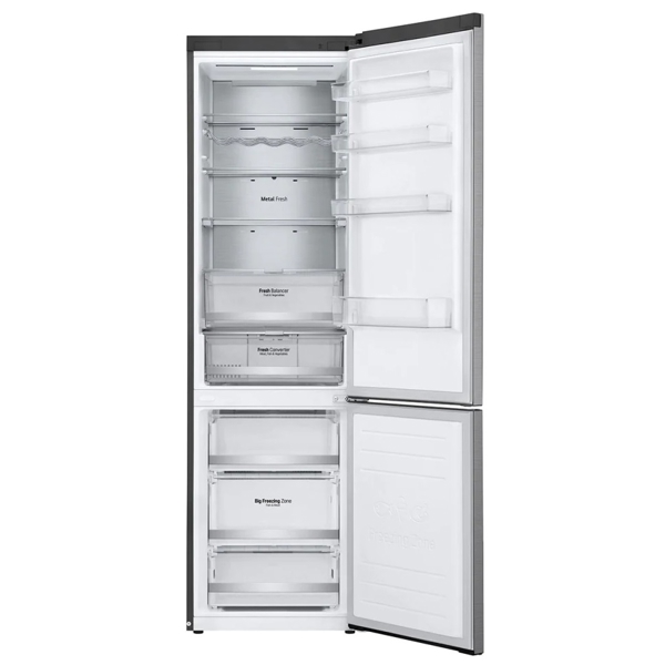 მაცივარი LG GBB72PZUGN, 384L, No Frost, Refrigerator, Silver