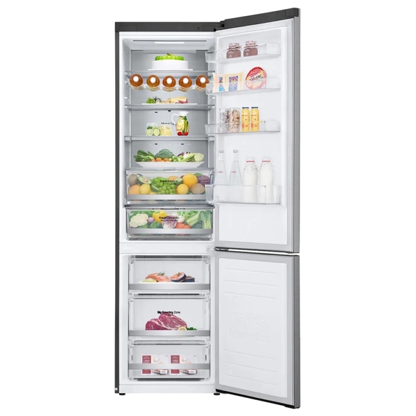 მაცივარი LG GBB72PZUGN, 384L, No Frost, Refrigerator, Silver