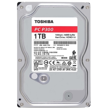 მყარი დისკი Toshiba TS-1T-SATA-P300, 1TB, 3.5", Internal Hard Drive