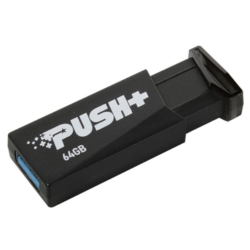 USB ფლეშ მეხსიერება Patriot PSF64GPSHB32U, 64GB, USB 3.2, Black