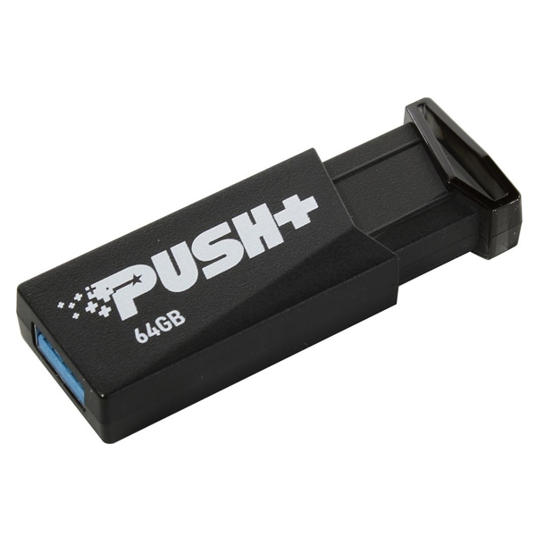 USB ფლეშ მეხსიერება Patriot PSF64GPSHB32U, 64GB, USB 3.2, Black