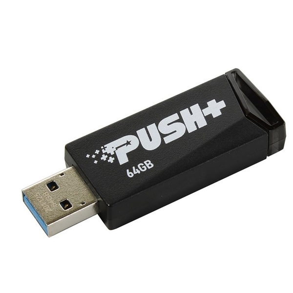 USB ფლეშ მეხსიერება Patriot PSF64GPSHB32U, 64GB, USB 3.2, Black