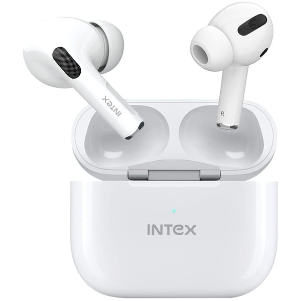 Intex 3993 Air Studs Alpha, Wireless Earbuds, Bluetooth, IPX5, White