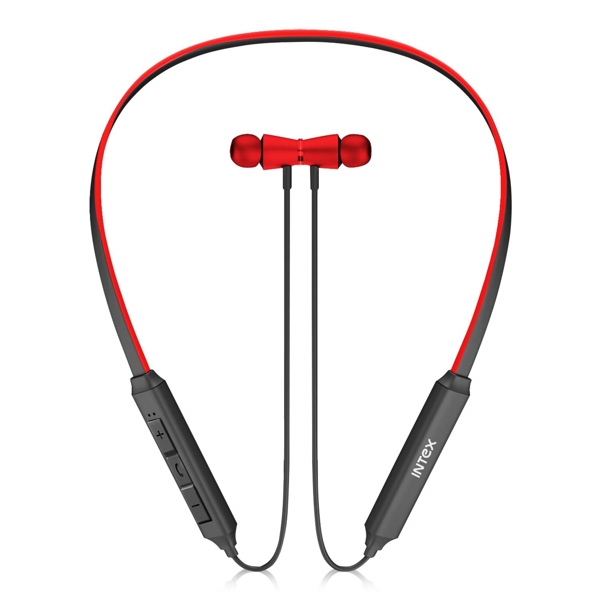 ყურსასმენი Intex 3992 Sport BT Musique, Headset, Wireless, Bluetooth, Red