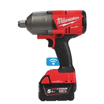 ქანჩსახრახნი Milwaukee M18ONEFHIWF34-502X, 19V, 5.0Ah, 1800Rpm, Red