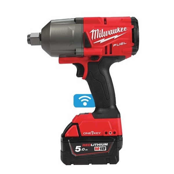 ქანჩსახრახნი Milwaukee M18ONEFHIWF34-502X, 19V, 5.0Ah, 1800Rpm, Red