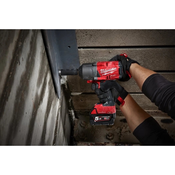 ქანჩსახრახნი Milwaukee M18ONEFHIWF34-502X, 19V, 5.0Ah, 1800Rpm, Red