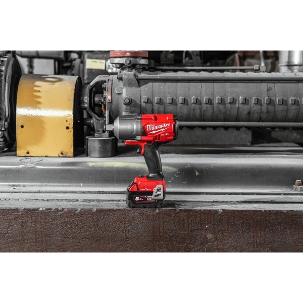 ქანჩსახრახნი Milwaukee M18ONEFHIWF34-502X, 19V, 5.0Ah, 1800Rpm, Red