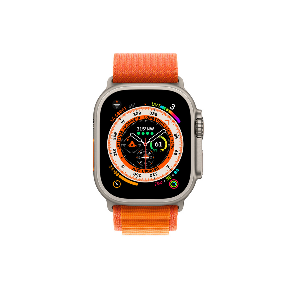 სმარტ საათი Apple MQFL3RB/A Watch Ultra GPS + Cellular, 1.92", Waterproof, Bluetooth, Wi-Fi, NFC, Smart Watch, Titanium