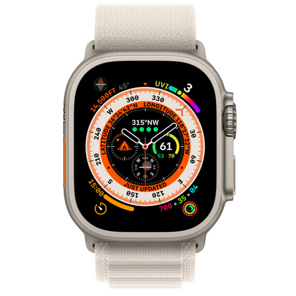 სმარტ საათი Apple MQFT3RB/A Watch Ultra GPS + Cellular, 1.92", Waterproof, Bluetooth, Wi-Fi, NFC, Smart Watch, Titanium