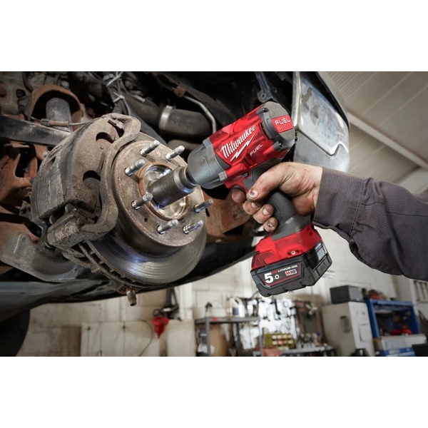 ქანჩსახრახნი Milwaukee M18ONEFHIWF12-502X, 18V, 5.0Ah, 1750Rpm, Red