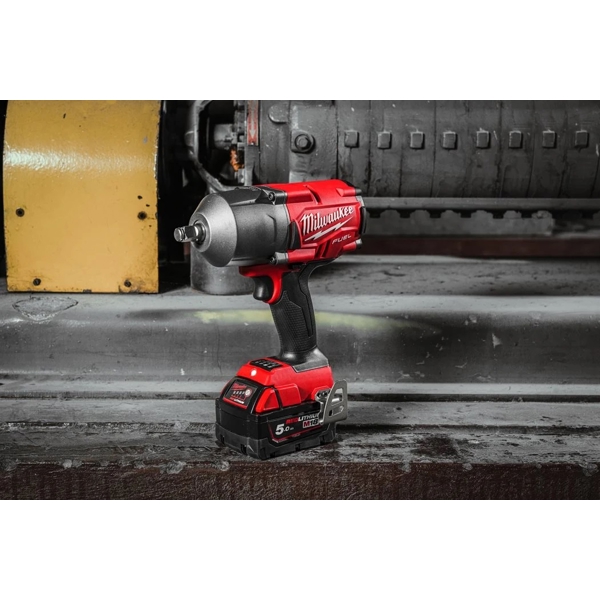 ქანჩსახრახნი Milwaukee M18ONEFHIWF12-502X, 18V, 5.0Ah, 1750Rpm, Red