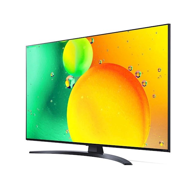 ტელევიზორი LG 55NANO763QA, 55", 4K UHD, Smart TV, HDMI, USB, CI, RF, Wifi, BT, Black