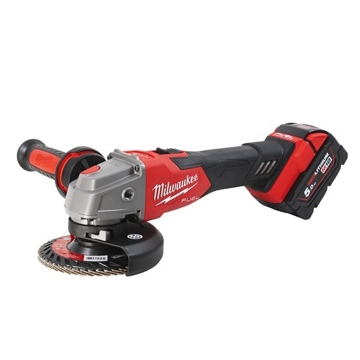 კუთხსახეხი Milwaukee M18FSAG125XB-502X, 125mm, 8500Rpm, Red